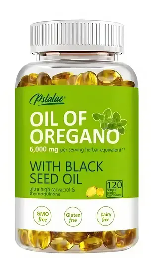 Aceite De Oregano Con Carvacrol Potenciado 6000 Mg 120 Capsulas