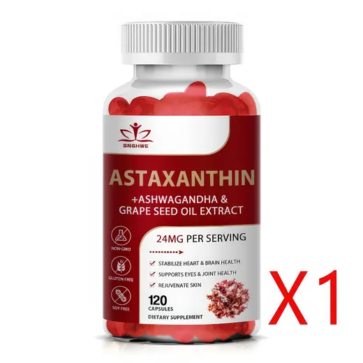 Astaxantina Complex Epa Y Dha 120 Capsulas Sin Sabor