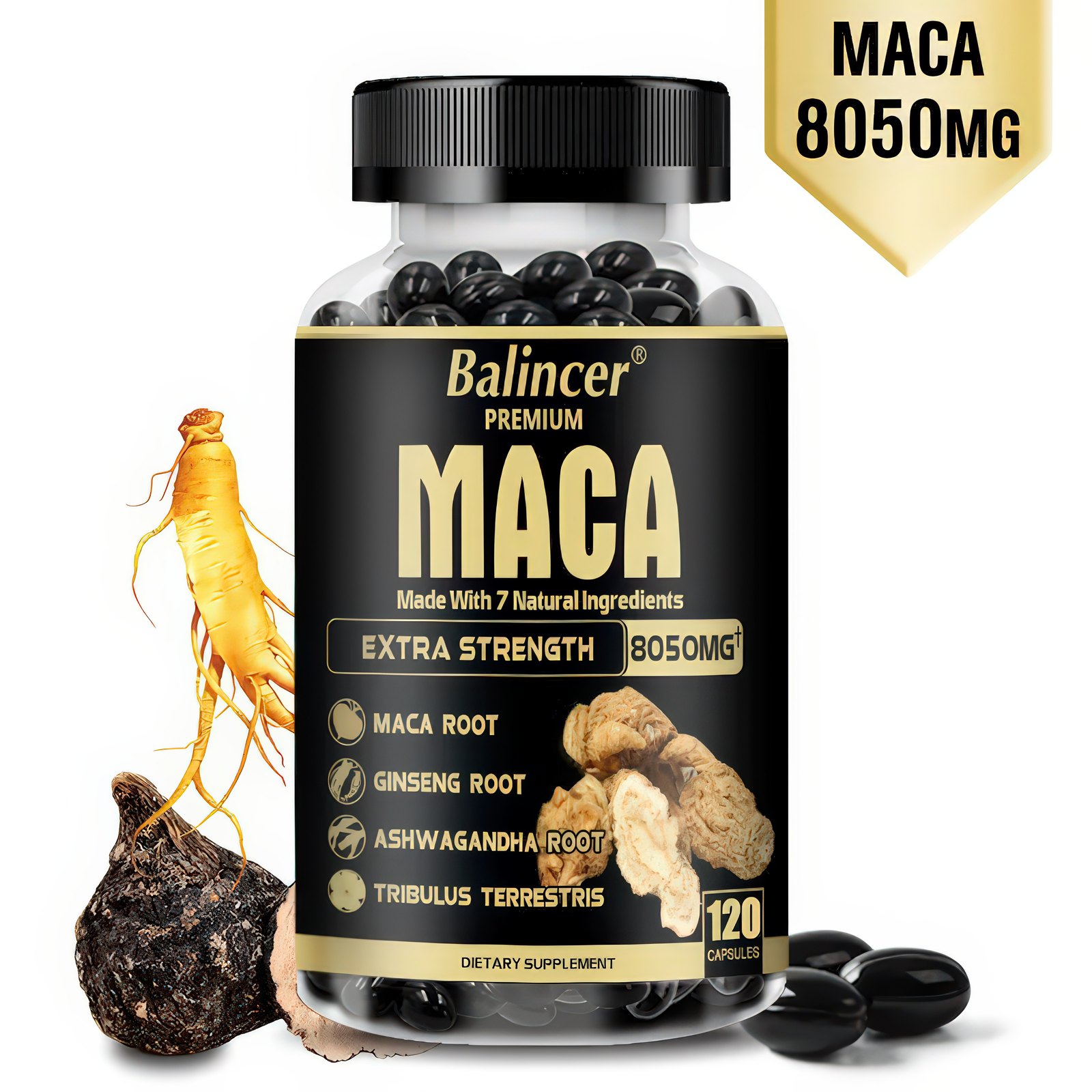 Balincer Premium Maca Extra Strength 8050 Mg 120 Capsulas